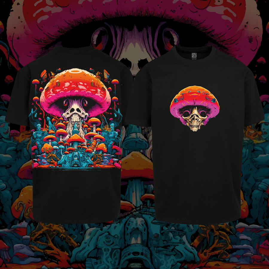Unisex tričko Mushroom Castle Výprodej !!
